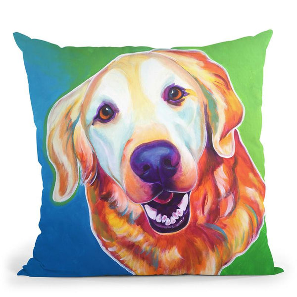 Daisy Mae Throw Pillow By Dawgart - All About Vibe