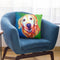 Daisy Mae Throw Pillow By Dawgart - All About Vibe
