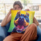 Maya Throw Pillow By Dawgart - All About Vibe