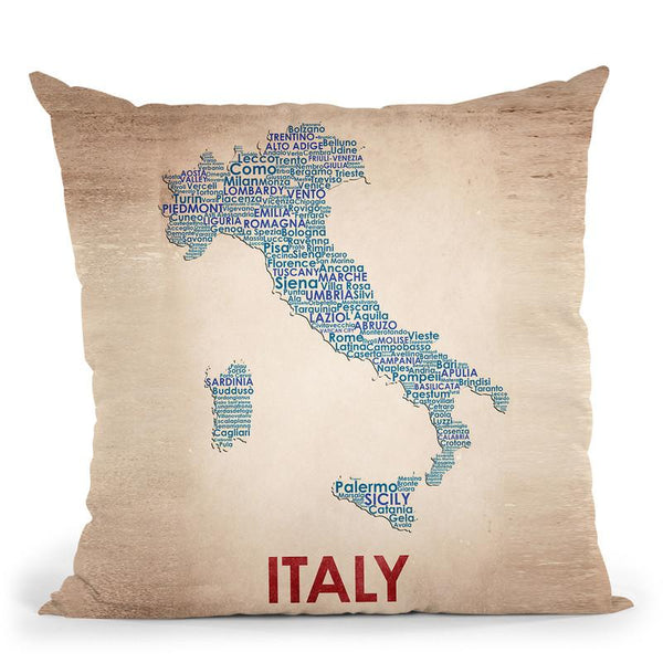 Italy Throw Pillow By American Flat - All About Vibe