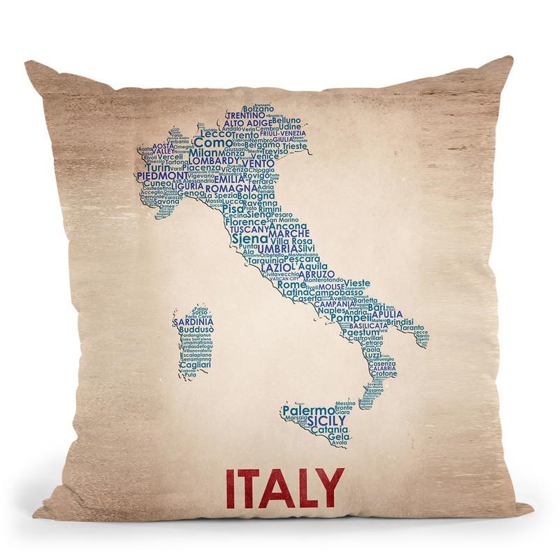Italy Throw Pillow By American Flat - All About Vibe