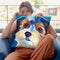 Yorkipoo - Zoe Throw Pillow By Dawgart - All About Vibe