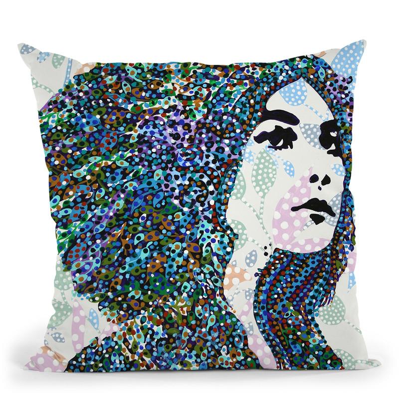 Decembrist Throw Pillow By Erika Pochybova - All About Vibe