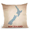 New Zealand Throw Pillow By American Flat - All About Vibe