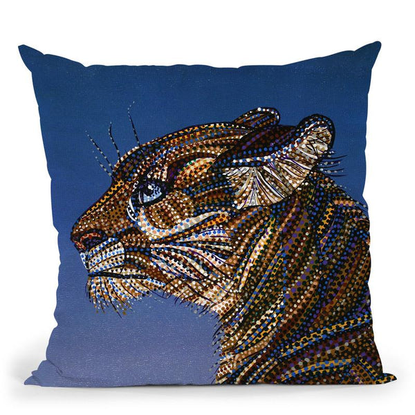 Gaze Throw Pillow By Erika Pochybova - All About Vibe
