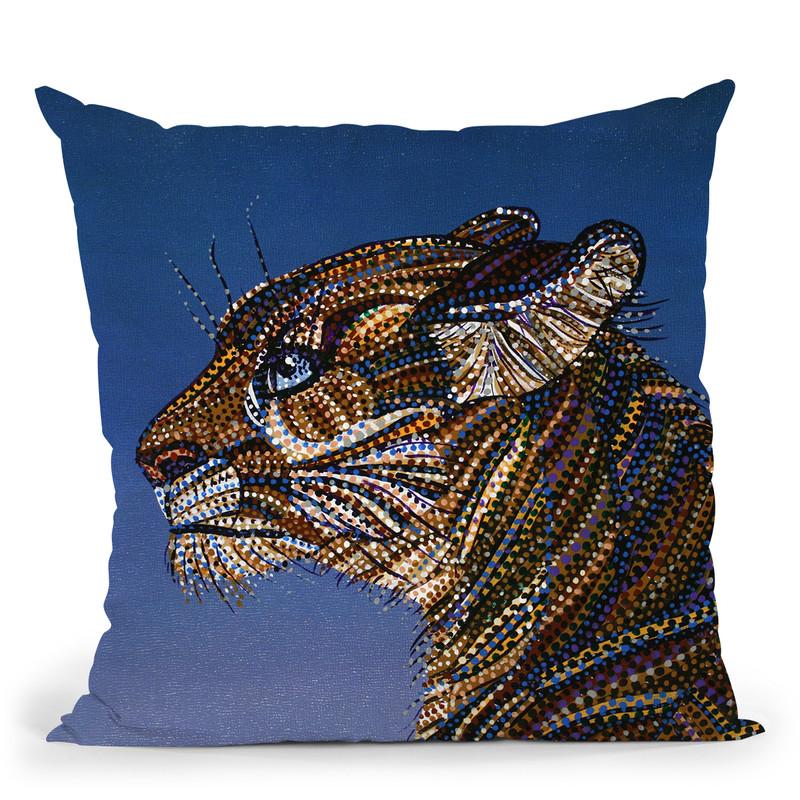 Gaze Throw Pillow By Erika Pochybova - All About Vibe