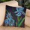 Irises Throw Pillow By Erika Pochybova - All About Vibe