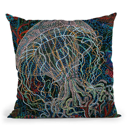 Jelly 3 Throw Pillow By Erika Pochybova - All About Vibe