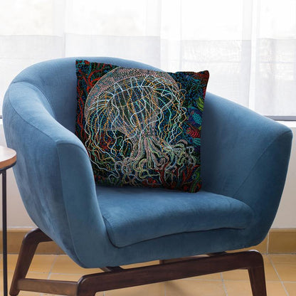 Jelly 3 Throw Pillow By Erika Pochybova - All About Vibe