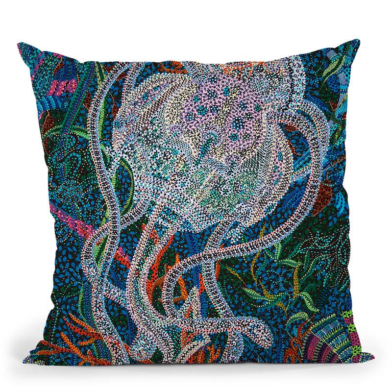 Jelly 5 Throw Pillow By Erika Pochybova - All About Vibe