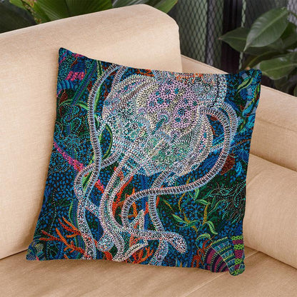 Jelly 5 Throw Pillow By Erika Pochybova - All About Vibe