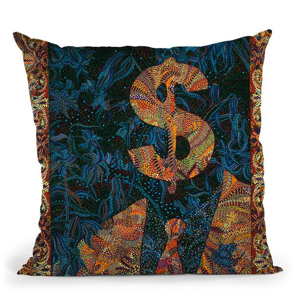 Portrait Anon Throw Pillow By Erika Pochybova - All About Vibe