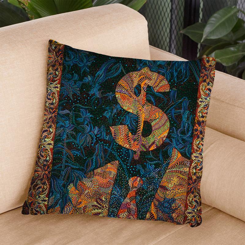 Portrait Anon Throw Pillow By Erika Pochybova - All About Vibe
