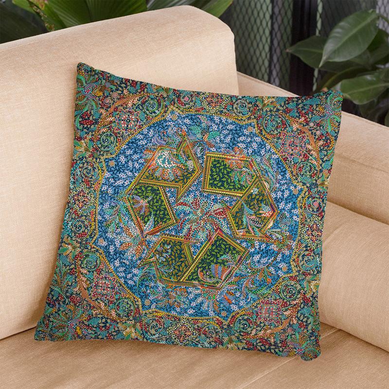 Recycle Throw Pillow By Erika Pochybova - All About Vibe