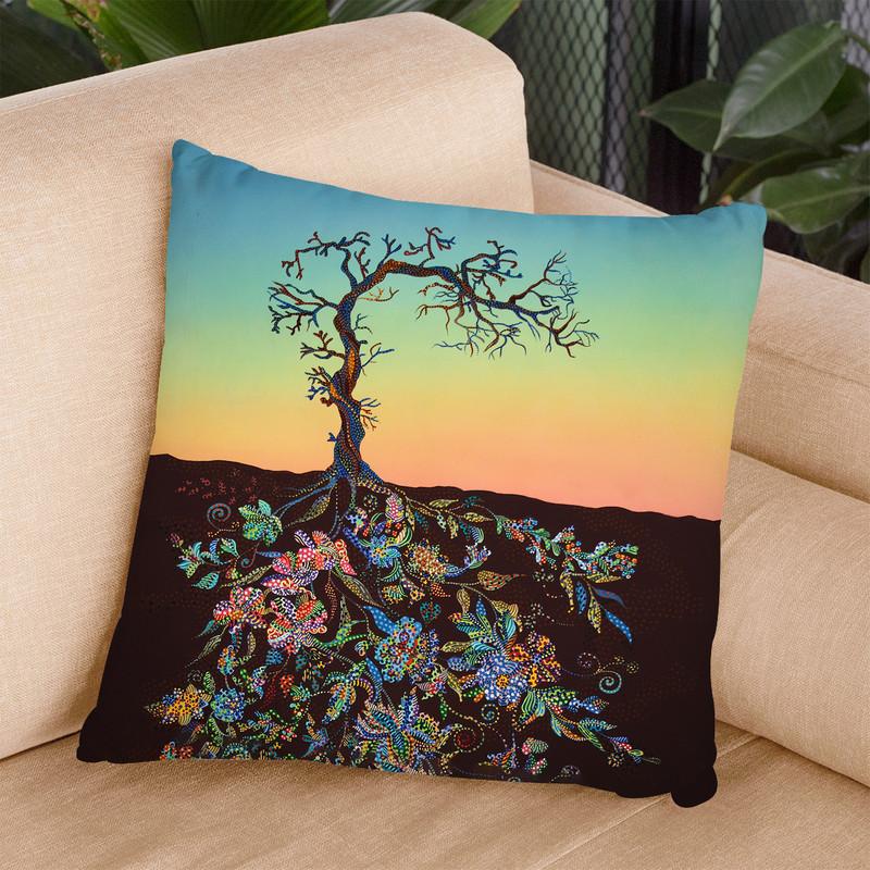 Sunset 1 Throw Pillow By Erika Pochybova - All About Vibe