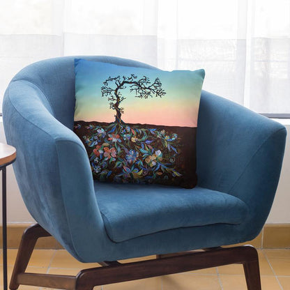 Sunset 2 Throw Pillow By Erika Pochybova - All About Vibe