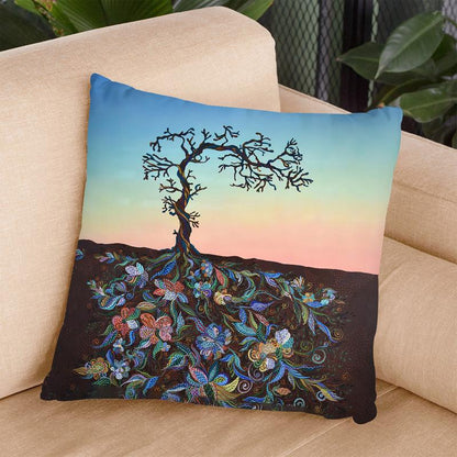 Sunset 2 Throw Pillow By Erika Pochybova - All About Vibe