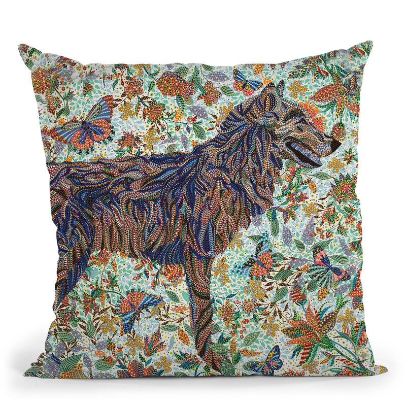 Tamed Throw Pillow By Erika Pochybova - All About Vibe