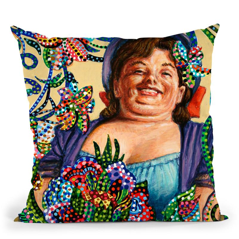 A Lovely Bouquet 1 Throw Pillow By Erika Pochybova - All About Vibe