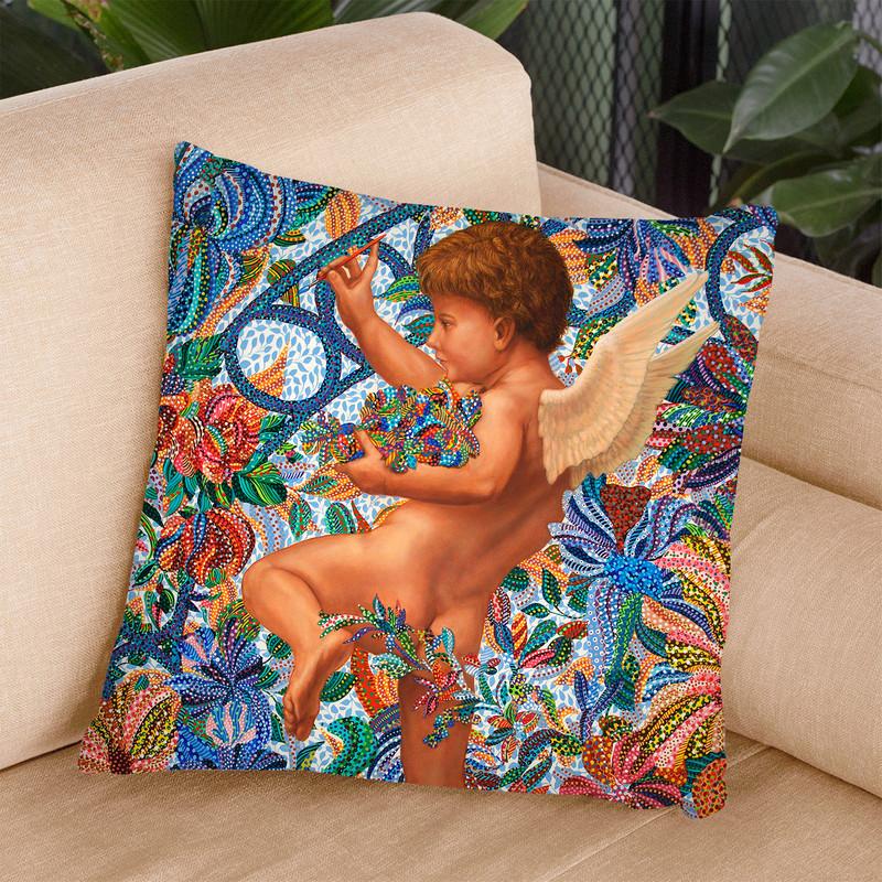 At The Gate Throw Pillow By Erika Pochybova - All About Vibe
