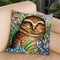 Burrowing Owl In Flowers Throw Pillow By Erika Pochybova - All About Vibe