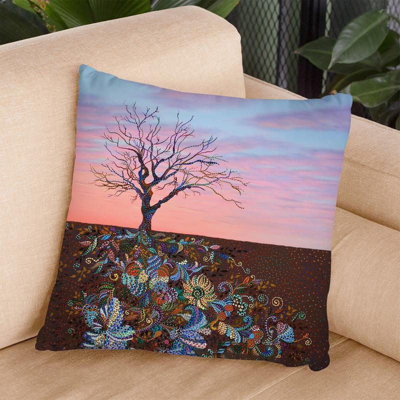 Mindfulness Throw Pillow By Erika Pochybova - All About Vibe