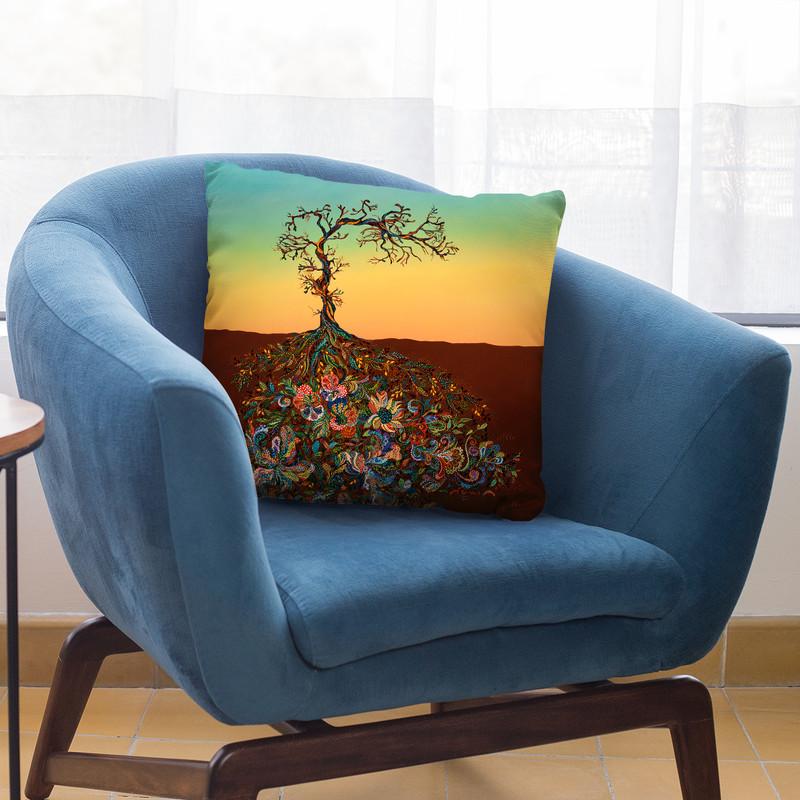 Sunset 14 Throw Pillow By Erika Pochybova - All About Vibe