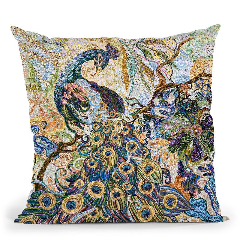 Allurement Throw Pillow By Erika Pochybova - All About Vibe