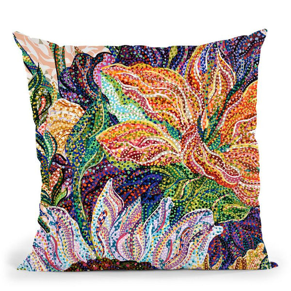 Erubescens Throw Pillow By Erika Pochybova - All About Vibe