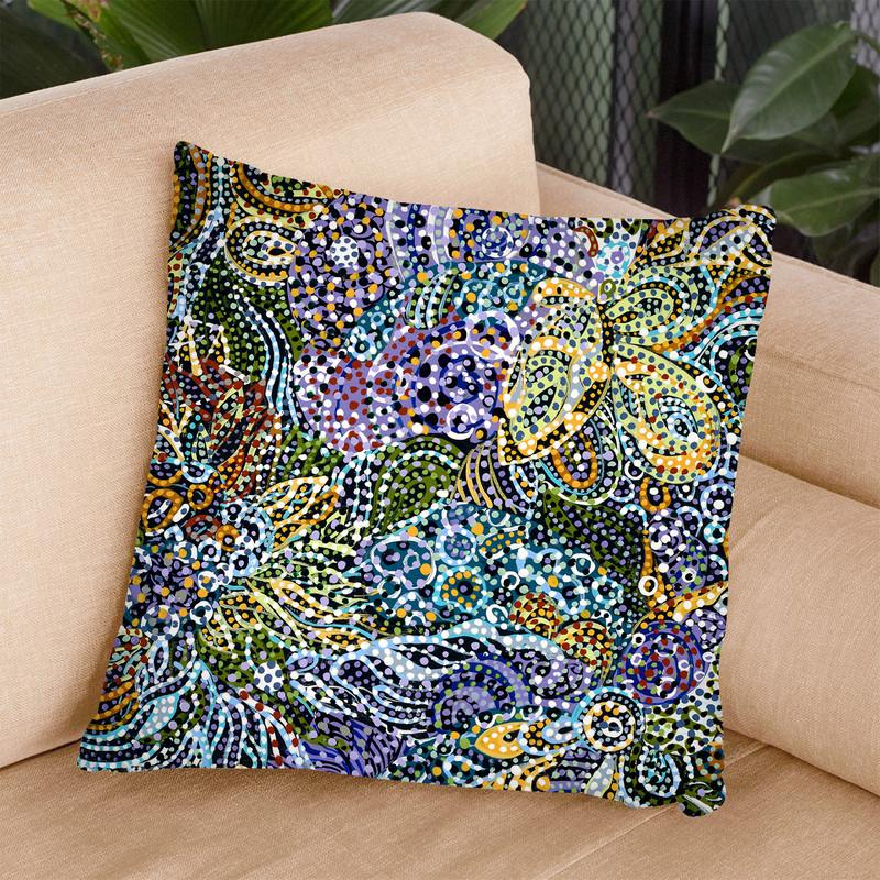 Late Snow Throw Pillow By Erika Pochybova - All About Vibe