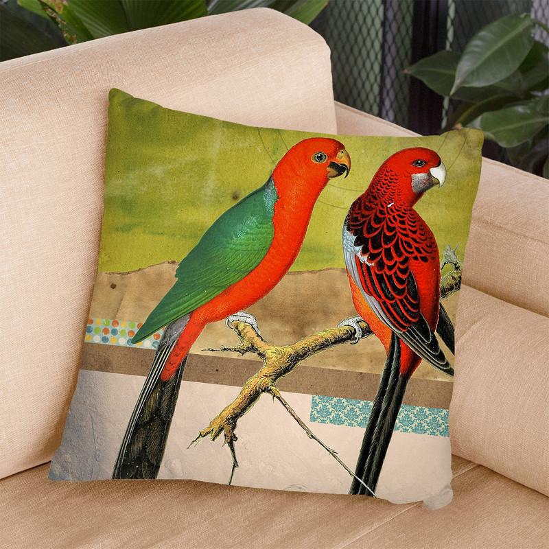 Birds Throw Pillow By Elo Marc - All About Vibe