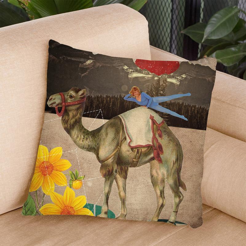 Desert Is A Lonely Place Throw Pillow By Elo Marc - All About Vibe