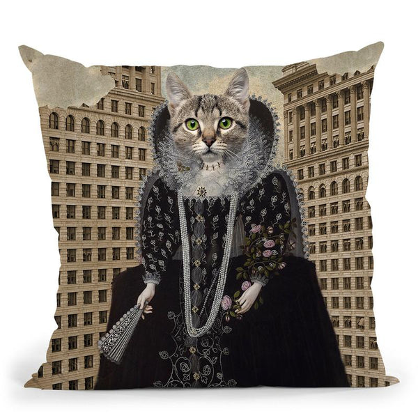 Lost In The City Throw Pillow By Elo Marc - All About Vibe