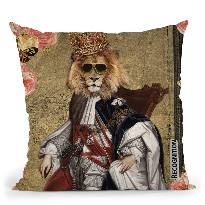 The King Throw Pillow By Elo Marc - All About Vibe