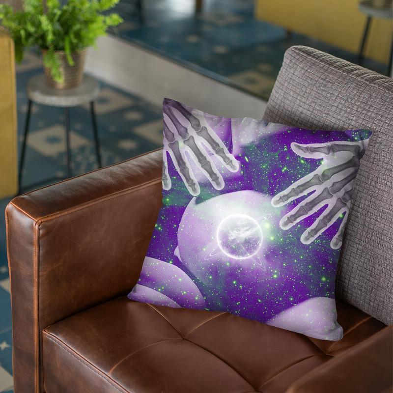 Dna Throw Pillow By Elo Marc - All About Vibe