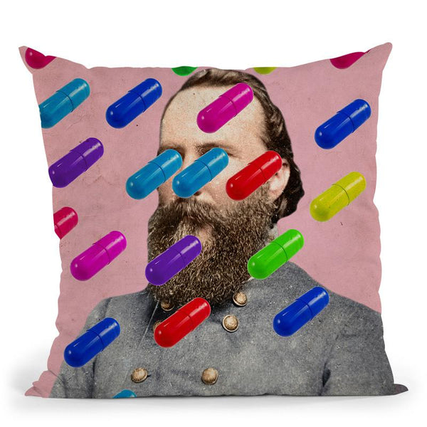 Major Pill Throw Pillow By Elo Marc - All About Vibe