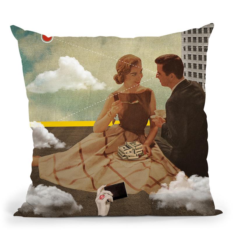 All Eyes On Me Throw Pillow By Elo Marc - All About Vibe