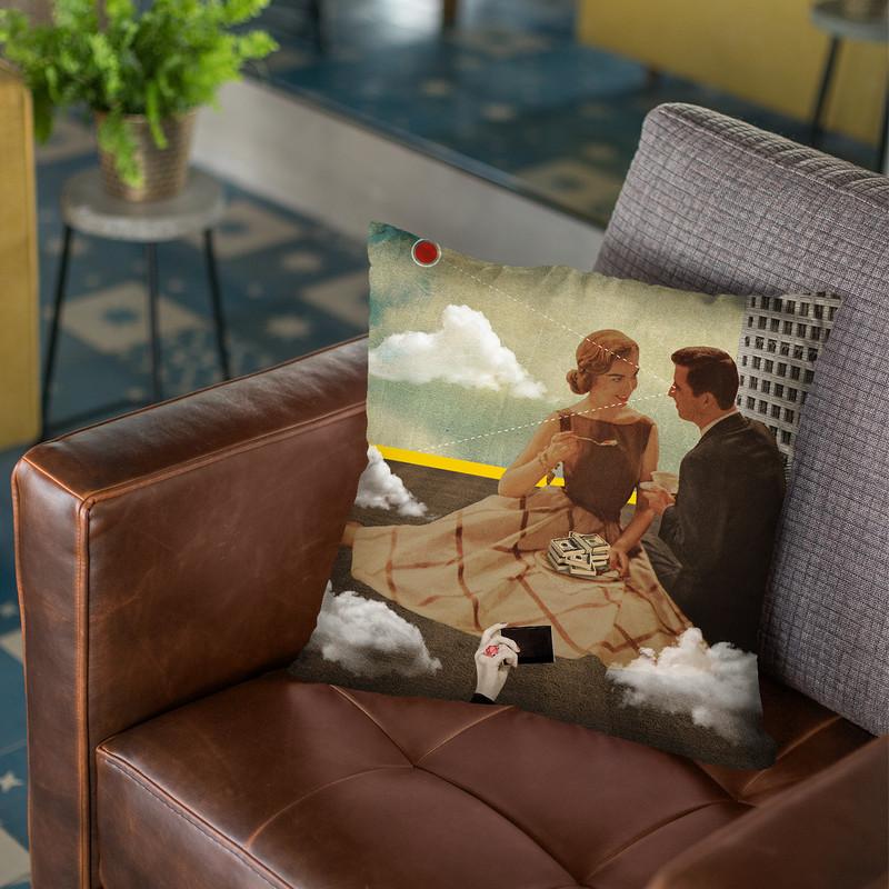 All Eyes On Me Throw Pillow By Elo Marc - All About Vibe