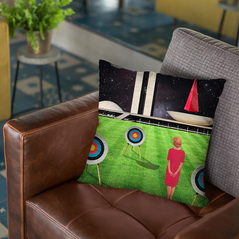 Planalto Central Throw Pillow By Elo Marc - All About Vibe