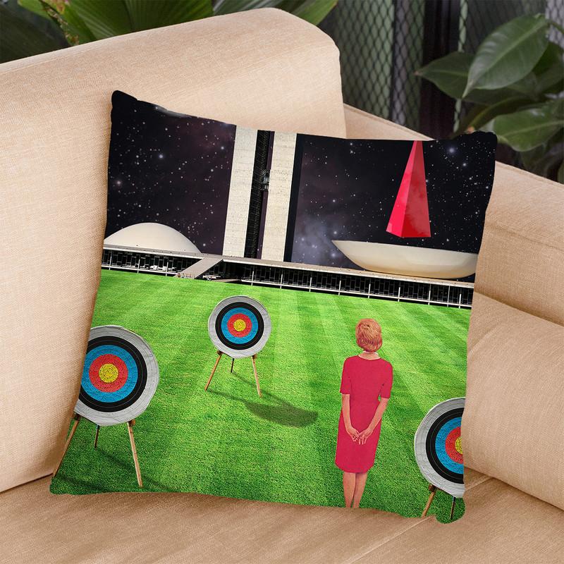 Planalto Central Throw Pillow By Elo Marc - All About Vibe