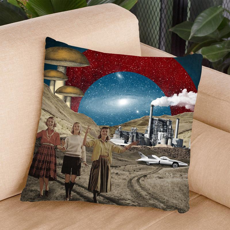 Uncertain Future Throw Pillow By Elo Marc - All About Vibe