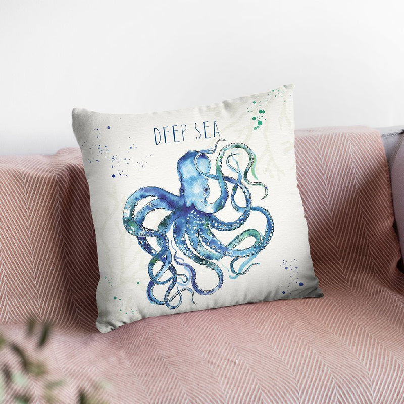 Deep Sea Ii Throw Pillow By Anne Travoletti