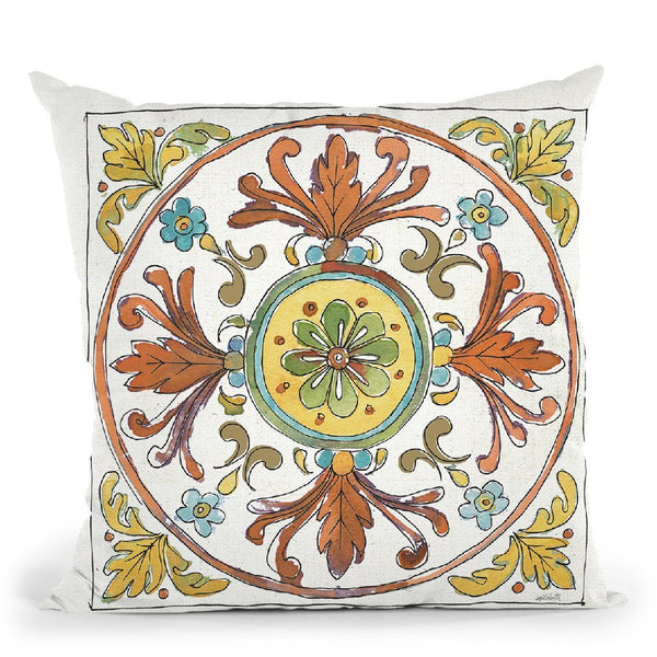 Tuscan Elegance Ix Throw Pillow By Anne Travoletti