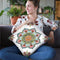 Mandala Morning V Throw Pillow By Anne Travoletti
