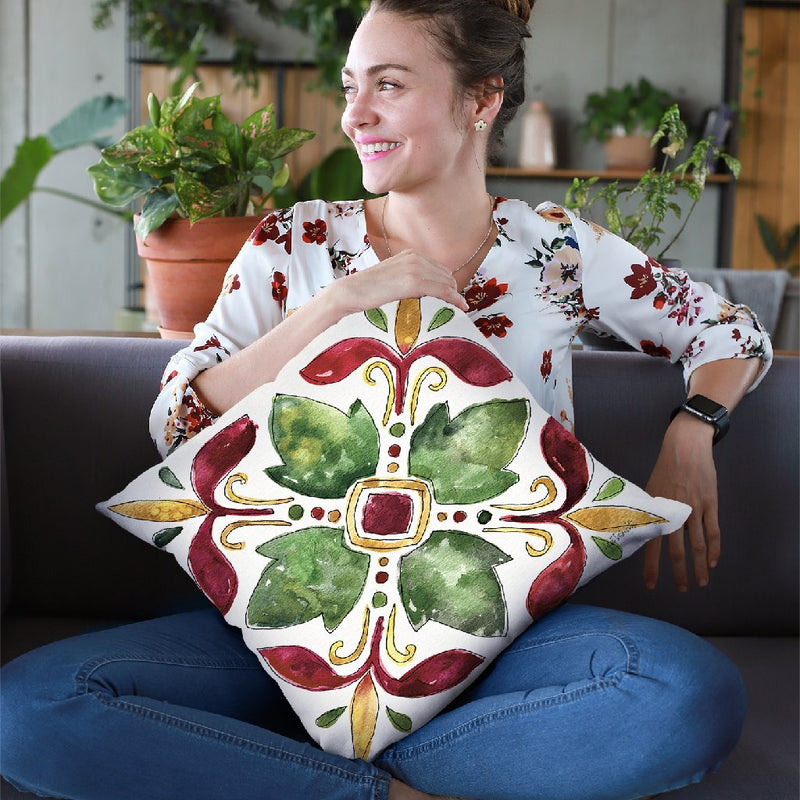 Oaked And Aged Pattern Vi Throw Pillow By Anne Travoletti