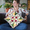 Oaked And Aged Pattern Vii Throw Pillow By Anne Travoletti
