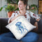 Deep Sea V Throw Pillow By Anne Travoletti
