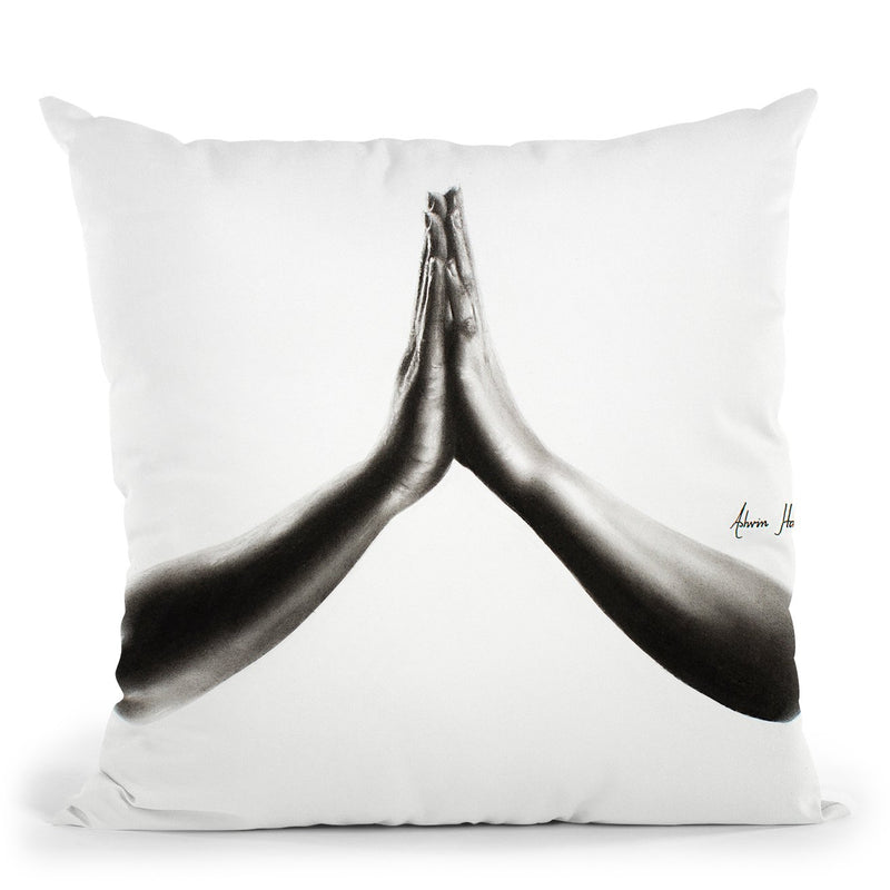 Nude Woman Charcoal Study 49 Throw Pillow By Ashvin Harrison