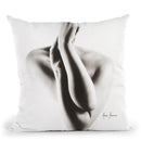 Nude Woman Charcoal Study 55 Throw Pillow By Ashvin Harrison