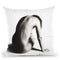 Nude Woman Charcoal Study 56 Throw Pillow By Ashvin Harrison
